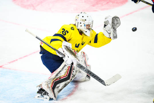 Goalkeeper Lovisa Lundström of Sweden