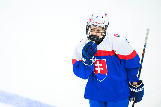 Bianka Kostkova of Slovakia looks dejecgted