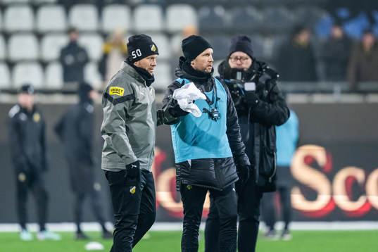 Tränare Pål Arne Johansen och assisterande tränare