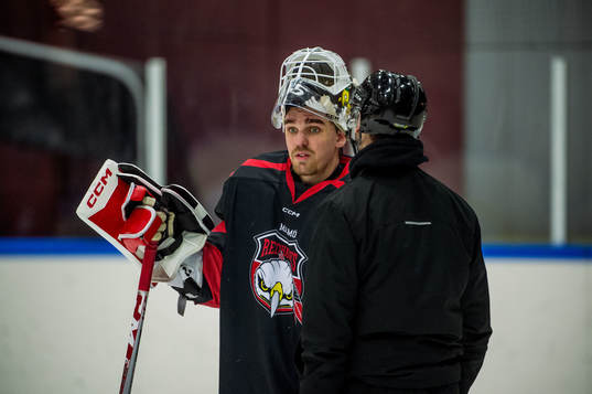Malmö Redhawks målvakt Adam Werner