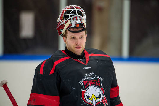 Malmö Redhawks målvakt Daniel Marmenlind