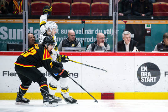 Västerås Eric Engstrand och Brynäs Tyler Vesel