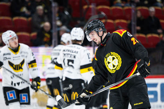 Brynäs målvakt Damian Clara deppar