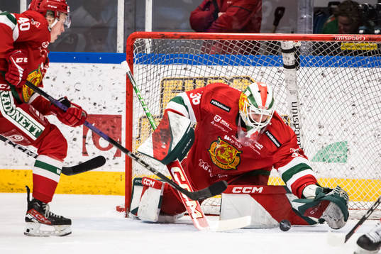 Moras målvakt Waltteri Ignatjew
