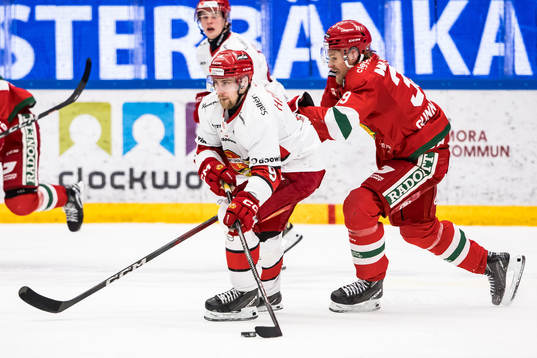 Almtunas Hampus Harlestam och Moras Kristoffer Gunnarsson