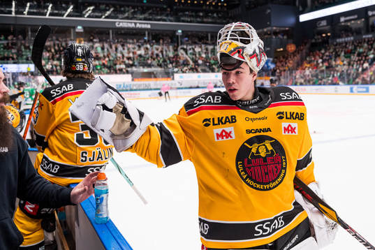 Luleås målvakt Matteus Ward