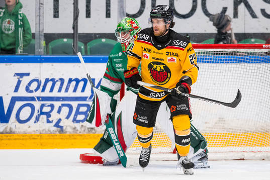 Rögles målvakt Christoffer Rifalk och Luleås Brendan