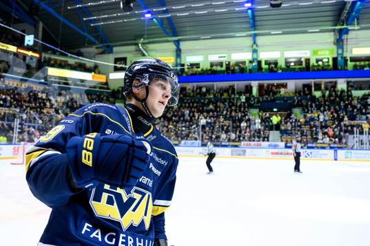 HV71s Henrik Borgström jublar