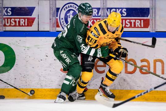 Färjestads Joel Nyström, Skellefteås Martins Dzierkals