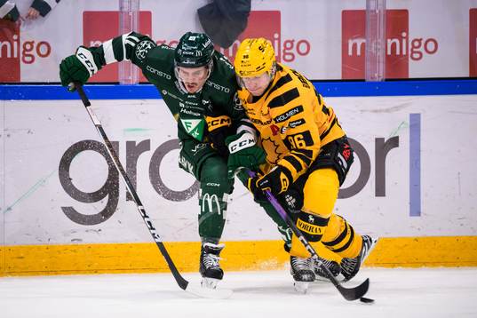 Färjestads Joakim Nygård och Skellefteås Rickard Hugg