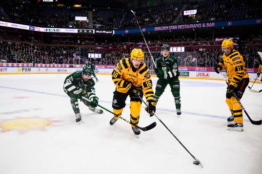 Färjestads Linus Johansson och Skellefteås Linus