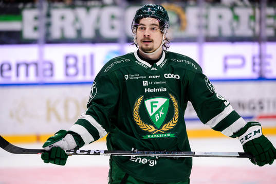 Färjestads David Tomasek deppar