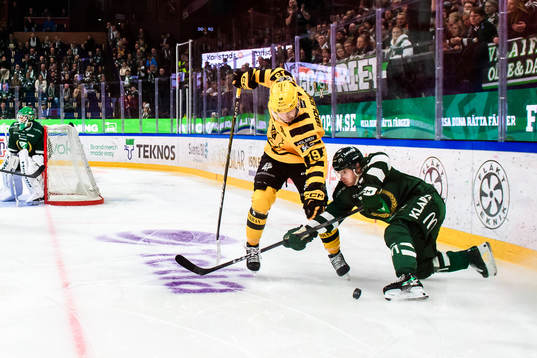Skellefteås Martins Dzierkals och Färjestads Joel Nyström