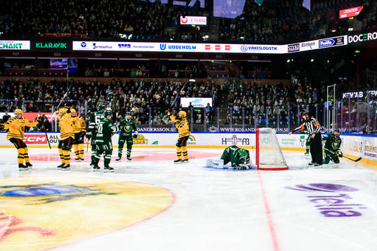 Skellefteås spelare jublar