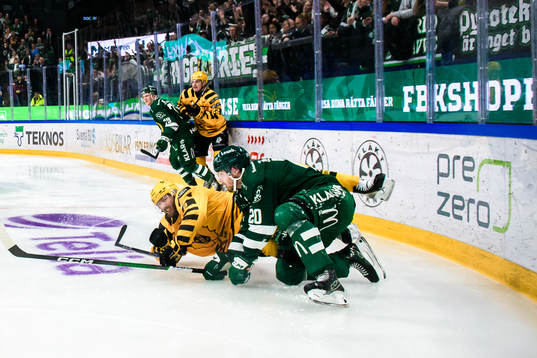 Skellefteås Petter Granberg och Färjestads Marcus