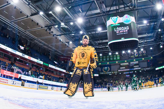 Skellefteås målvakt Gustaf Lindvall