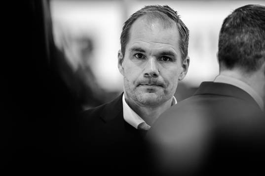 Färjestads tränare Thomas Mitell