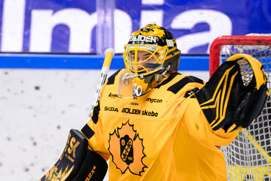 Skellefteås målvakt Gustaf Lindvall