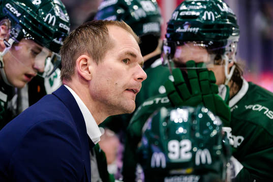 Färjestads tränare Thomas Mitell