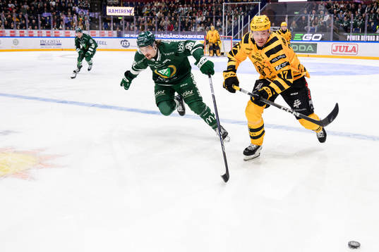 Färjestads David Tomasek och Skellefteås Pär Lindholm