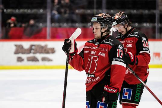 Örebros William Wikman och Hannes Björninen deppar