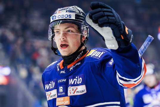 Växjös Victor Stjernborg jublar