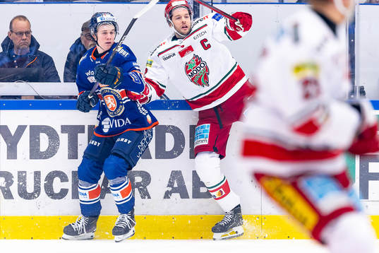Växjös Leo Isaksson och MoDos David Rundblad