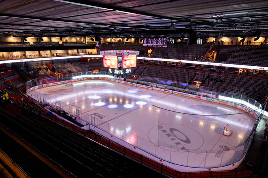 Interiör av Saab Arena