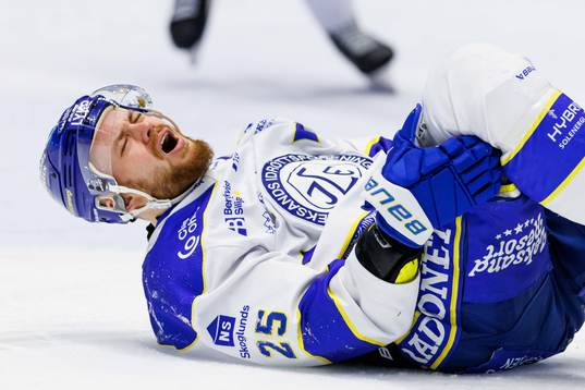 Leksands Lucas Elvenes har ont