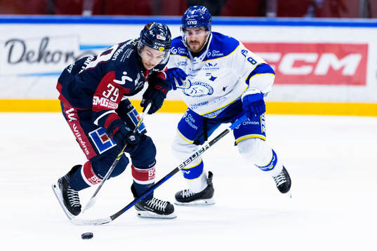 Linköpings Ty Rattie och Leksands Matt Caito