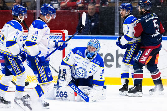 Leksands målvakt Filip Larsson