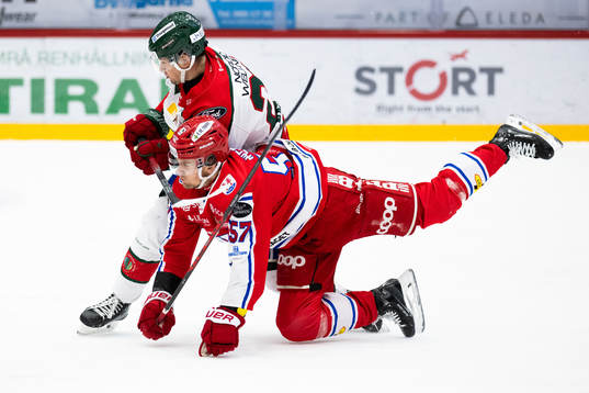 Frölundas Linus Nässen och Timrås Anton Wedin