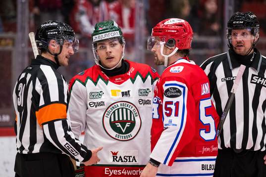 Frölundas Max Lindroth och Timrås Anton Lander