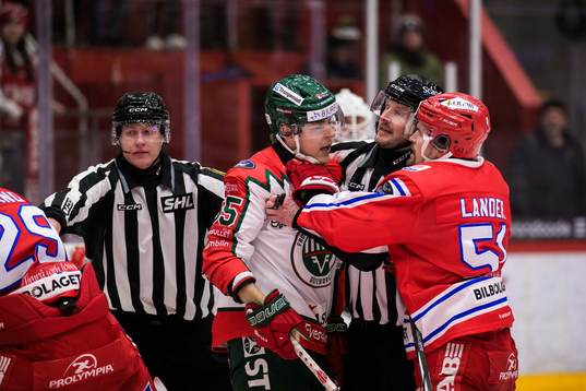 Frölundas Max Lindroth och Timrås Anton Lander