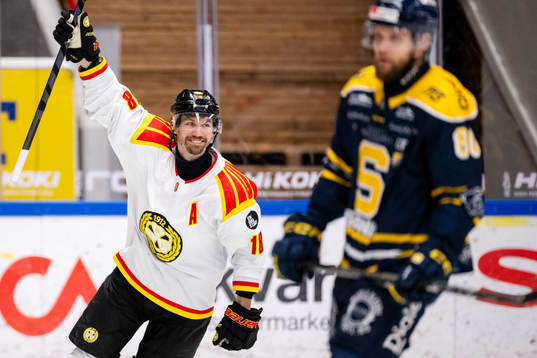 Brynäs Anton Rödin jublar