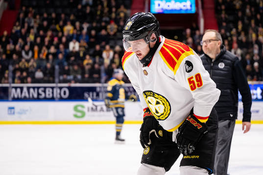 Brynäs Karlis Cukste har ont