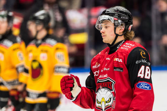 Malmö Redhawks Lauri Pajuniemi deppar