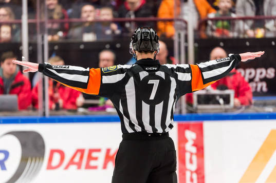 Domare Christoffer Holm dömer bort Luleås mål