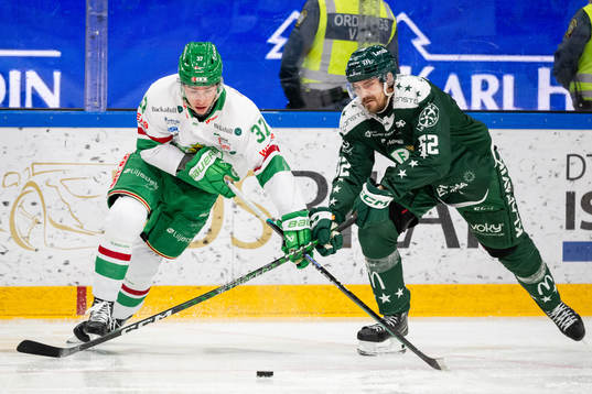 Rögles Albin Sundsvik och Färjestads August Tornberg