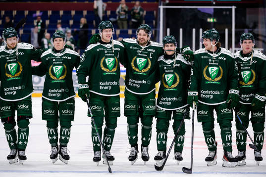 Färjestads Marcus Westfält, Patrik Lundh ,Victor Ejdsell,