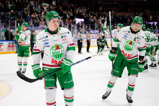 Rögles Oskar Pettersson och Rodrigo Abols deppar