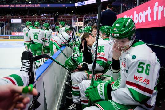 Rögles Brandon Davidson och Adam Engström deppar