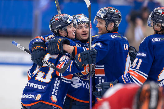 Växjös Noah Östlund, Victor Stjernborg och Keegan Lowe