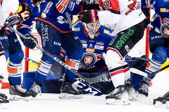 Växjös målvakt Emil Larmi