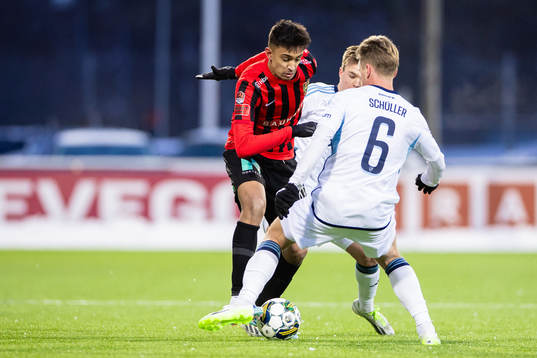 Brommapojkarnas Philip Pawlowski och Djurgårdens Rasmus