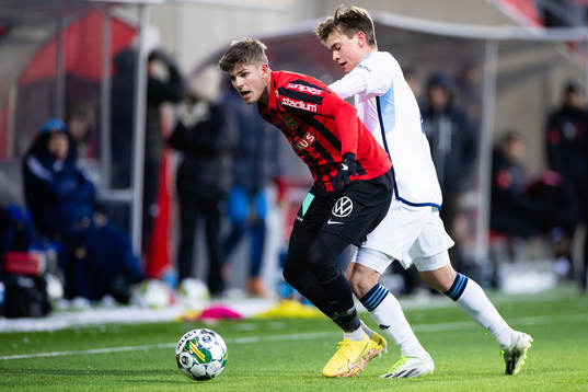 Brommapojkarnas  Frederik Christensen och Djurgårdens