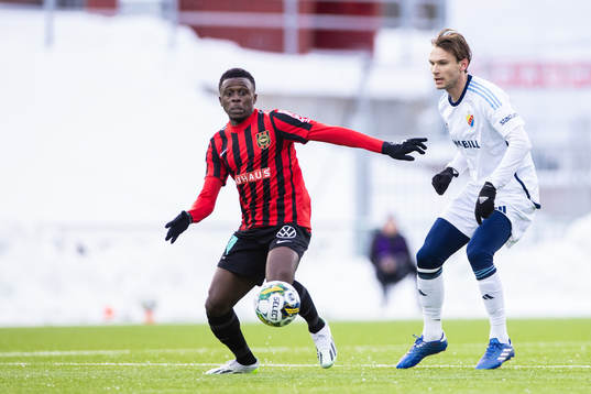 Brommapojkarnas Zeidane Inoussa och Djurgårdens Albin Ekdal