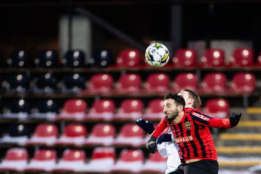 Brommapojkarnas André Calisir och Djurgårdens Noel