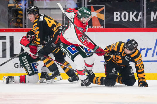Frölundas Linus Öberg och Skellefteås Linus Lindström