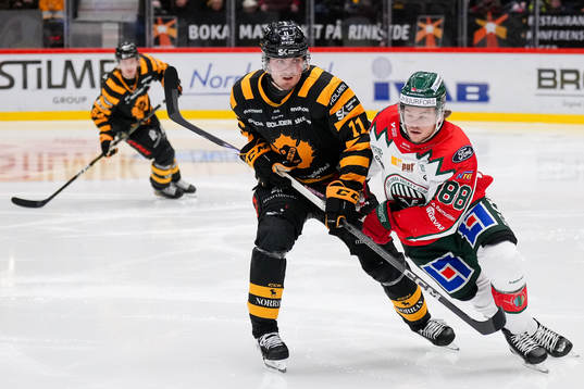 Skellefteås Max Lindholm och Frölundas Malte Strömwall